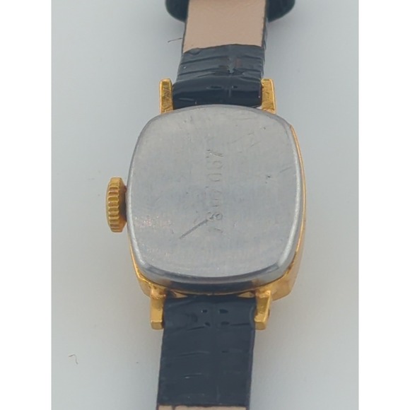 Cardinal 17mm Mechanical Manual Wind Watch 17 Jewels Women's Gold Plate AU10 - Picture 5 of 5